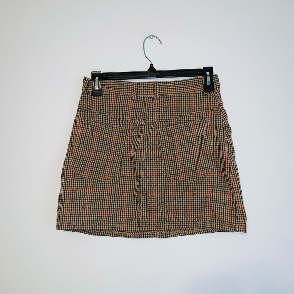 Brandy Melville checkered mini skirt